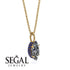 Hidden Halo Marquise Diamond Necklace - Journey No. 61 image 2