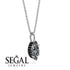 Hidden Halo Marquise Diamond Necklace - Journey No. 33
