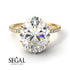 Hidden Halo Oval Diamond Engagement Ring - Gemma No. 1 image 6