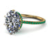 Hidden Halo Oval Diamond Engagement Ring - Gemma No. 16