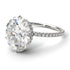 Hidden Halo Oval Diamond Engagement Ring - Gemma No. 3