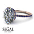Hidden Halo Oval Diamond Engagement Ring - Gemma No. 62 image 10