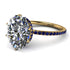 Hidden Halo Oval Diamond Engagement Ring - Gemma No. 61