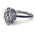 Hidden Halo Oval Diamond Engagement Ring - Gemma No. 63