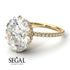 Hidden Halo Oval Diamond Engagement Ring - Gemma No. 1 image 16