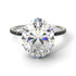 Hidden Halo Oval Diamond Engagement Ring - Gemma No. 33 image 2