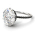 Hidden Halo Oval Diamond Engagement Ring - Gemma No. 33