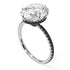 Hidden Halo Oval Diamond Engagement Ring - Gemma No. 33 image 3