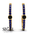 Hoop Black Diamond Earrings Micro Pave - Ansley No. 67 image 9