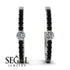 Hoop Diamond Earrings Micro Pave - Ansley No. 33 image 9