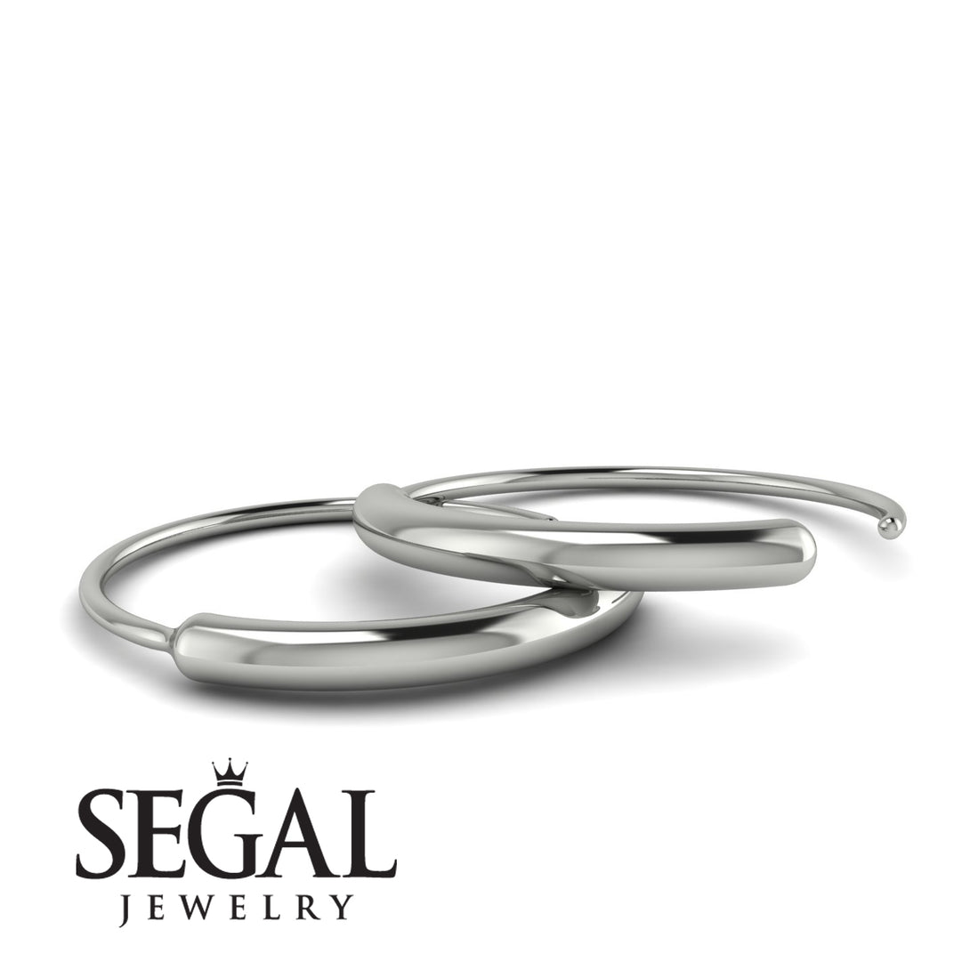 Hoop Geometrical Earrings - Kalani No. 3