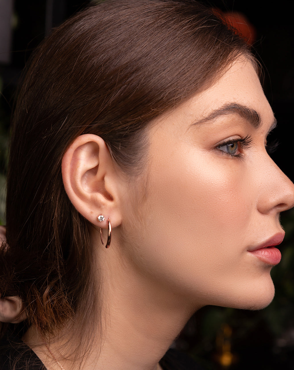 Hoop Geometrical Earrings - Kalani No. 2