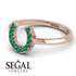 Horseshoe Emerald Ring - Malia No. 5