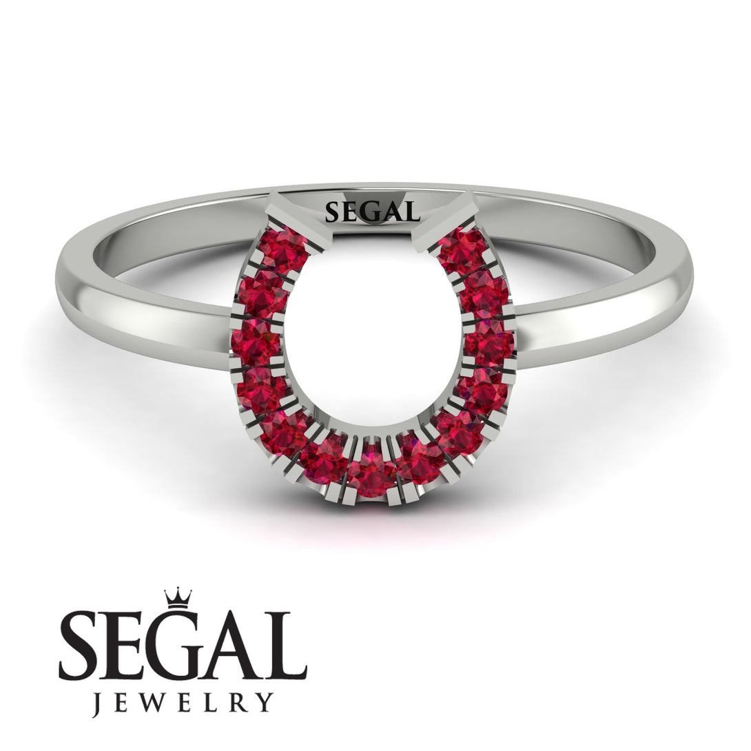Horseshoe Ruby Ring - Malia No. 12