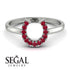 Horseshoe Ruby Ring - Malia No. 12