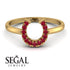 Horseshoe Ruby Ring - Malia No. 10 image 6
