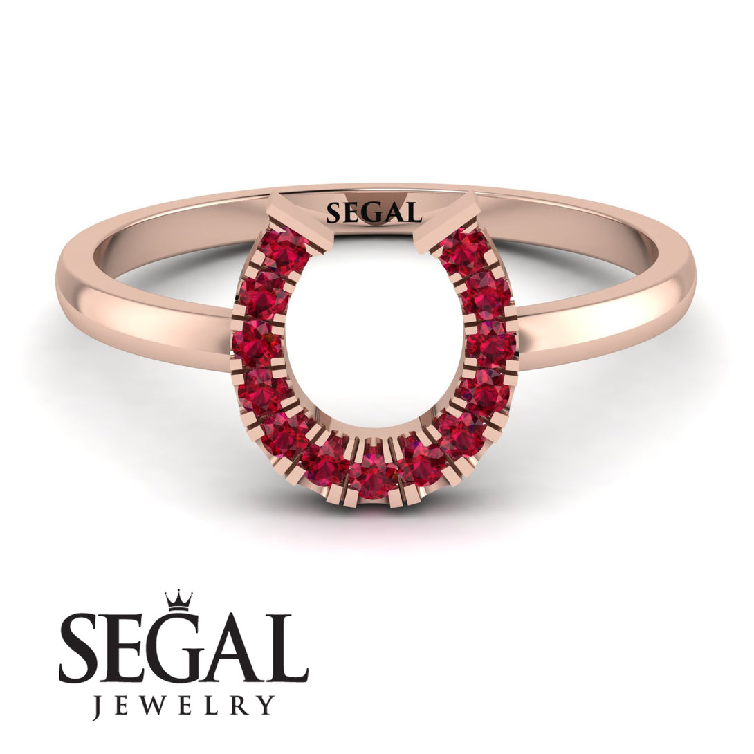 Horseshoe Ruby Ring - Malia No. 11