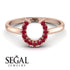 Horseshoe Ruby Ring - Malia No. 11