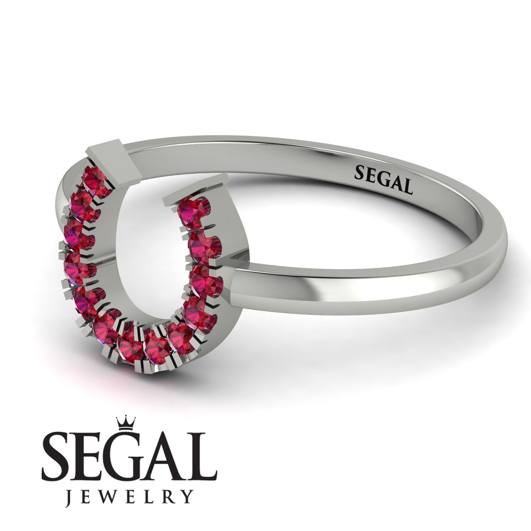 Horseshoe Ruby Ring - Malia No. 12