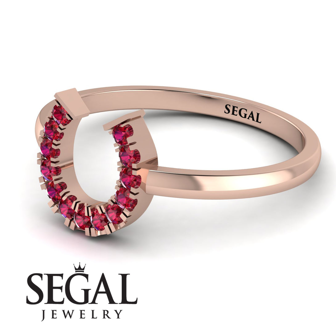 Horseshoe Ruby Ring - Malia No. 11