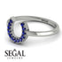 Horseshoe Sapphire Ring - Malia No. 15