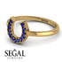 Horseshoe Sapphire Ring - Malia No. 13