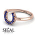 Horseshoe Sapphire Ring - Malia No. 14