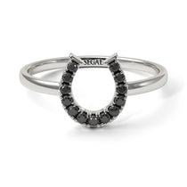 Horseshoe Black Diamond Ring - Malia No. 9 image 1