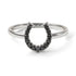 Horseshoe Black Diamond Ring - Malia No. 9