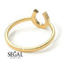 Horseshoe Black Diamond Ring - Malia No. 7 image 6
