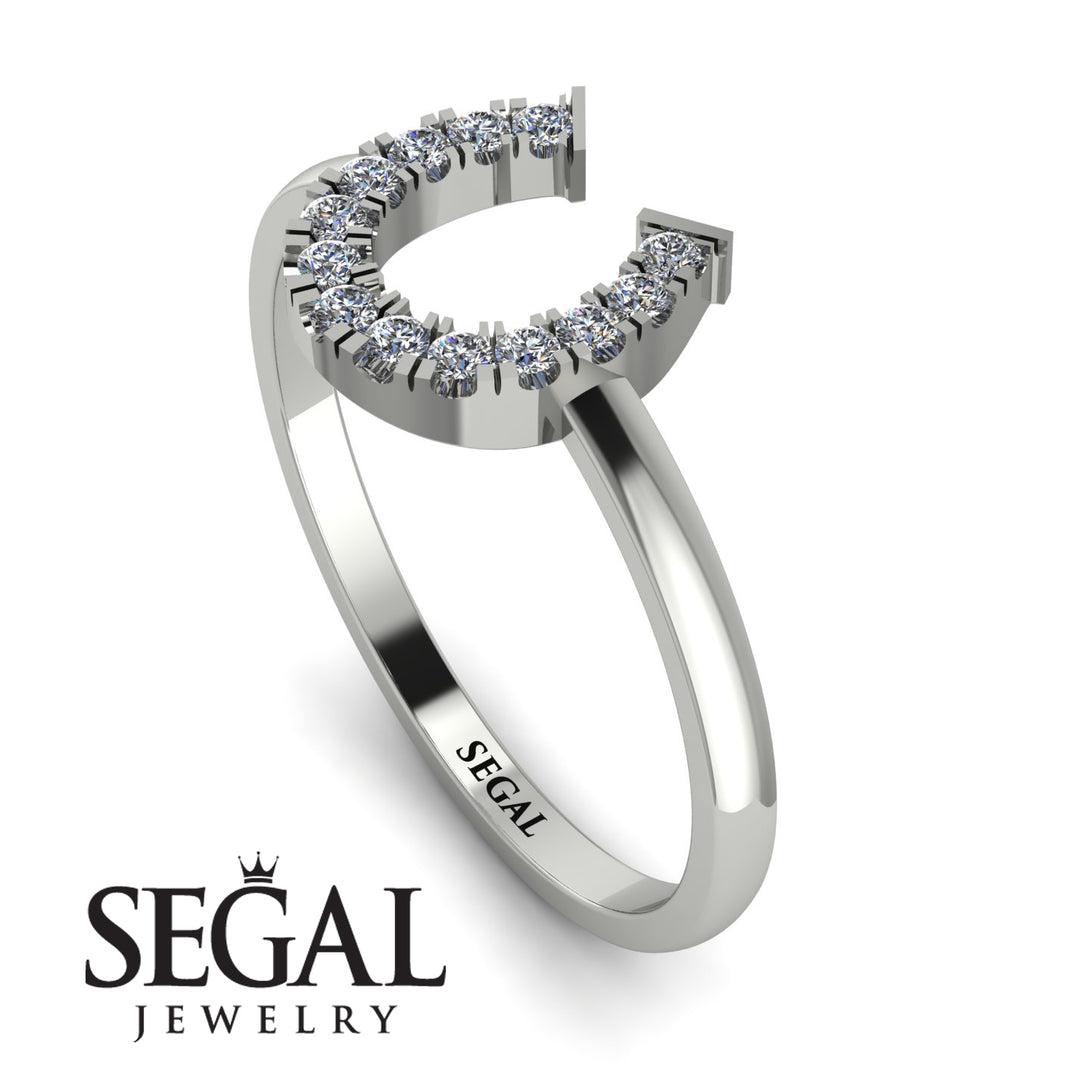 Horseshoe Diamond Ring - Malia No. 3