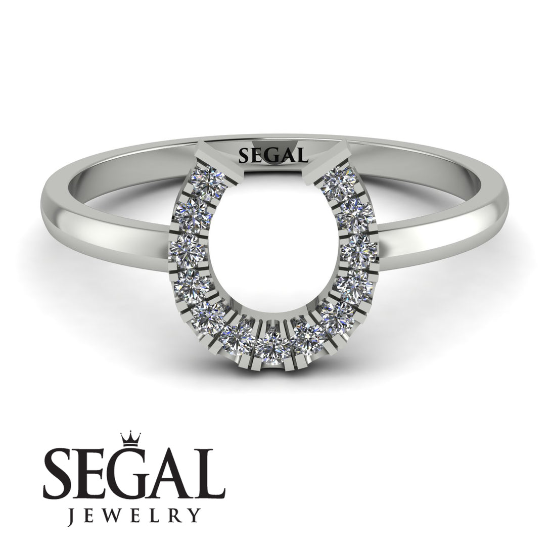 Horseshoe Diamond Ring - Malia No. 3