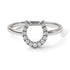 Horseshoe Diamond Ring - Malia No. 3