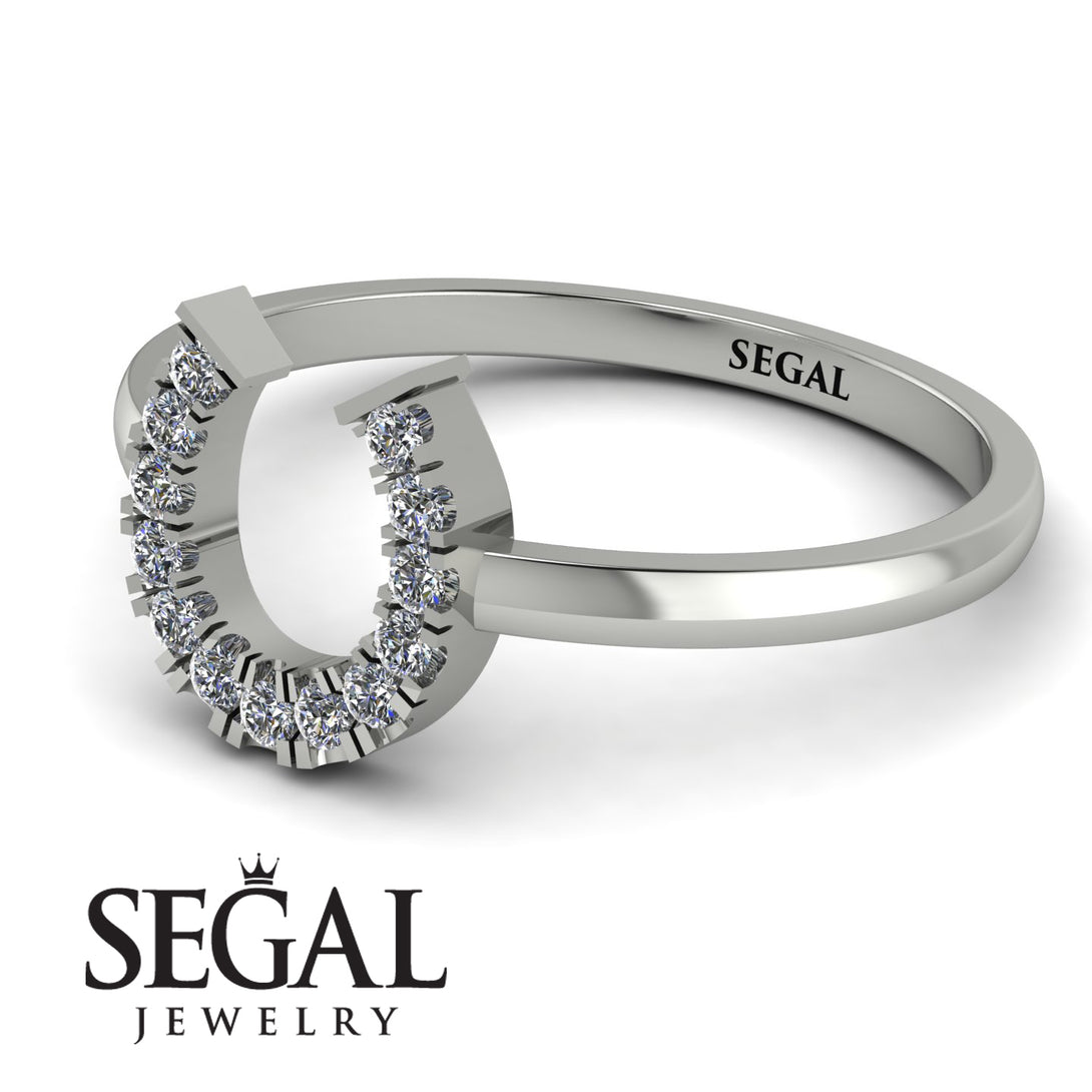 Horseshoe Diamond Ring - Malia No. 3
