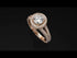 Milgrain Round Diamond Engagement Ring - Payton No. 2