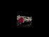Leaves All Around White Gold Ruby Ring - Sydney 2ct No. 27