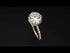 Double Hidden Halo Diamond Engagement Ring - Angelina No. 1