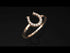 Horseshoe Diamond Ring - Malia No. 2