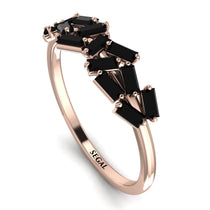 Baguette Black Diamond Ring Mix - Athena No. 8 image 1