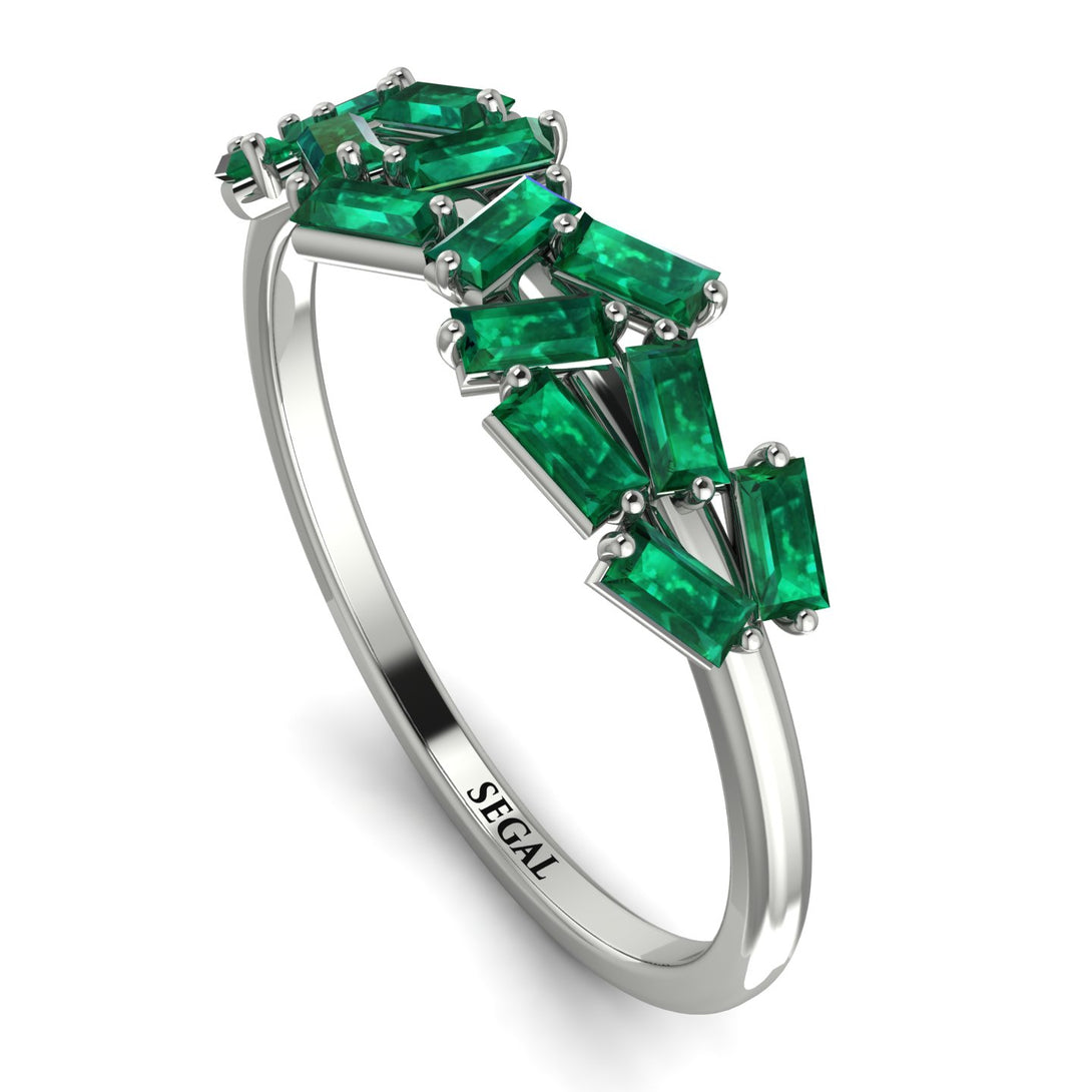 Baguette Emerald Ring Mix - Athena No. 6