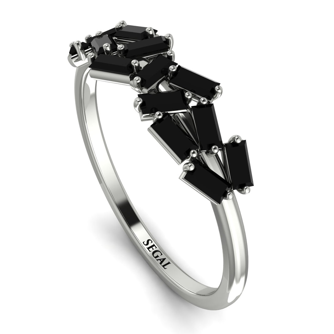 Baguette Black Diamond Ring Mix - Athena No. 9