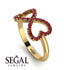 Infinity Heart Ruby Ring - Blakely No. 10