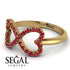 Infinity Heart Ruby Ring - Blakely No. 10
