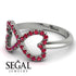 Infinity Heart Ruby Ring - Blakely No. 12