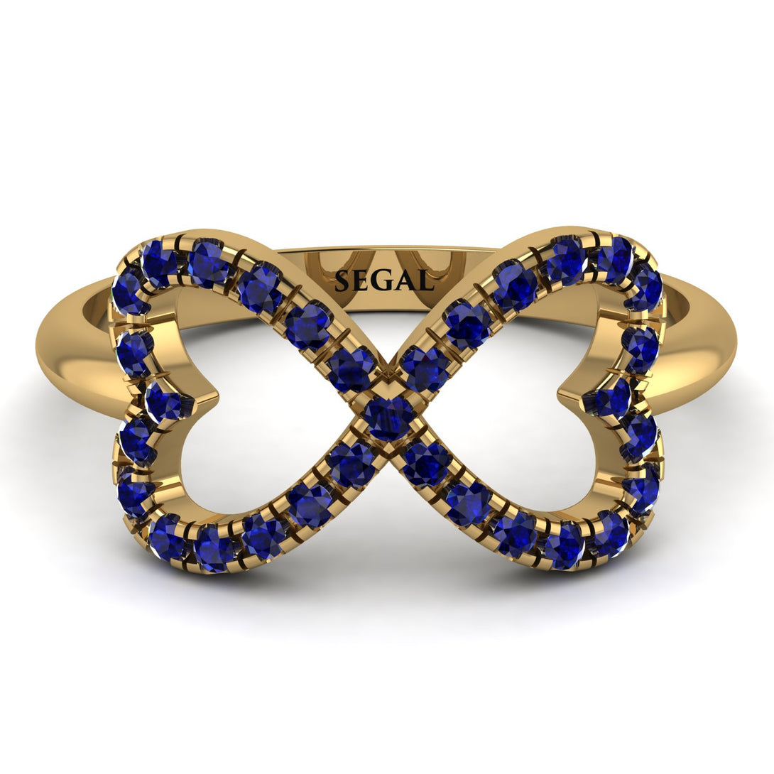 Infinity Heart Sapphire Ring - Blakely No. 13