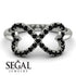 Infinity Heart Black Diamond Ring - Blakely No. 9 image 10