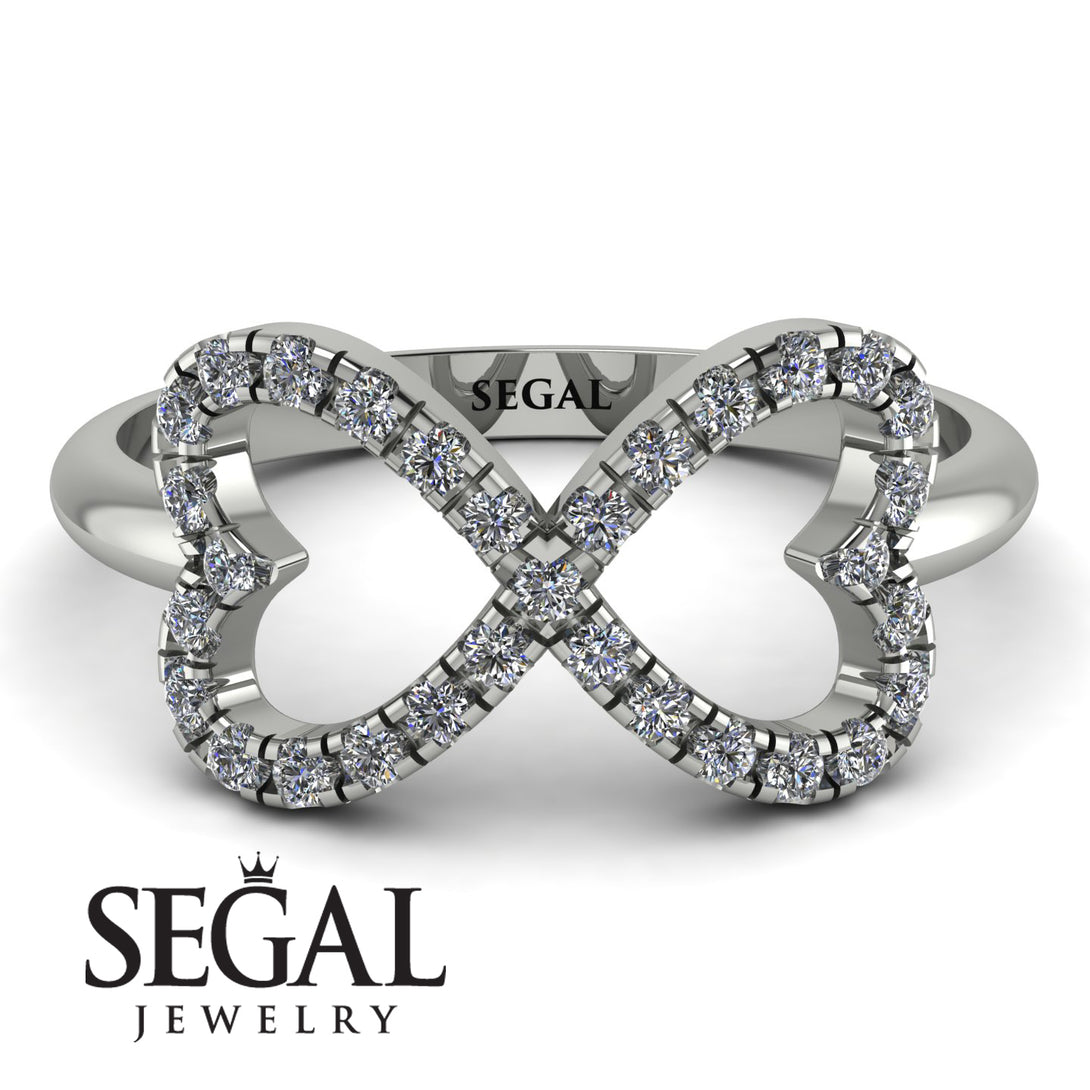 Infinity Heart Diamond Ring - Blakely No. 3