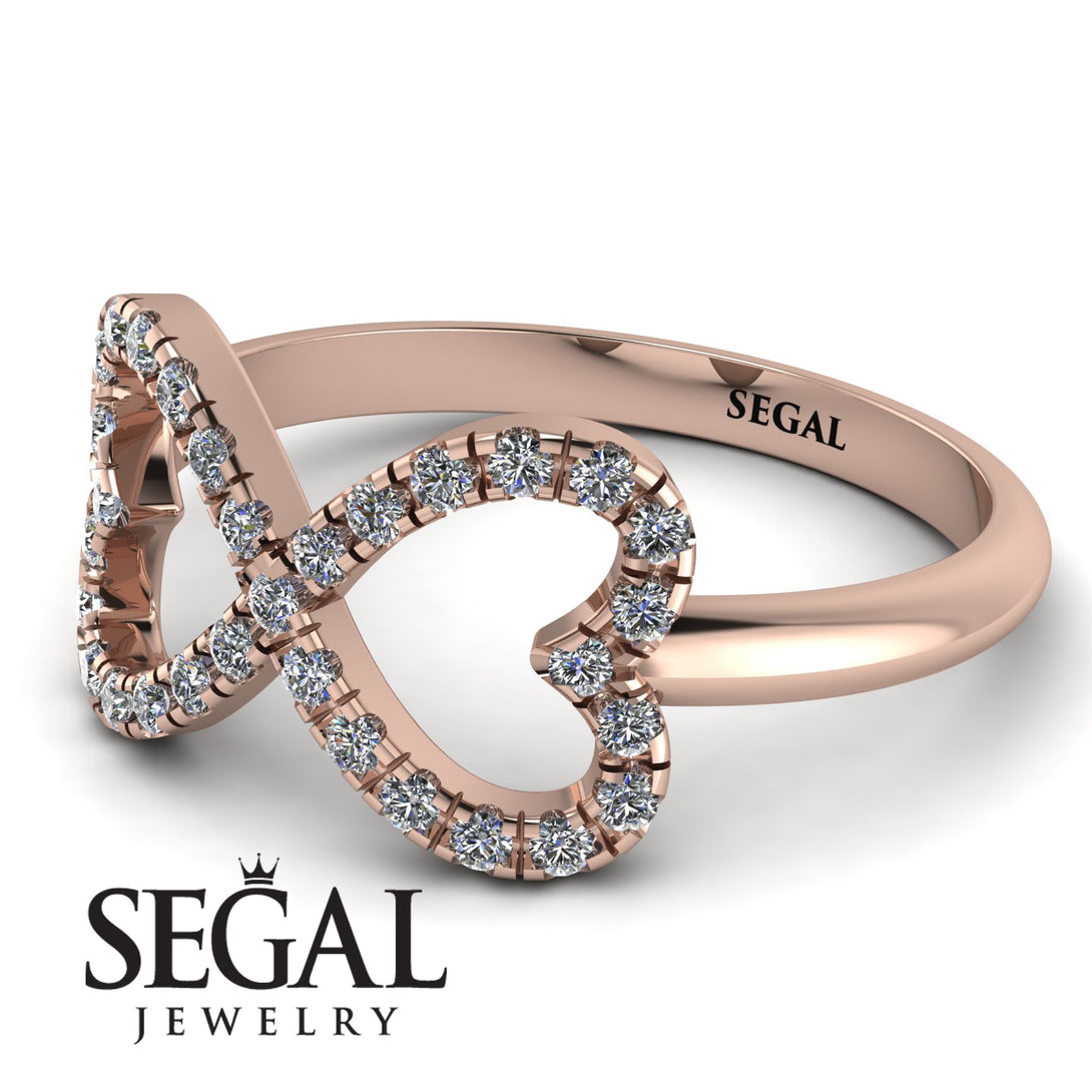 Infinity Heart Diamond Ring - Blakely No. 2