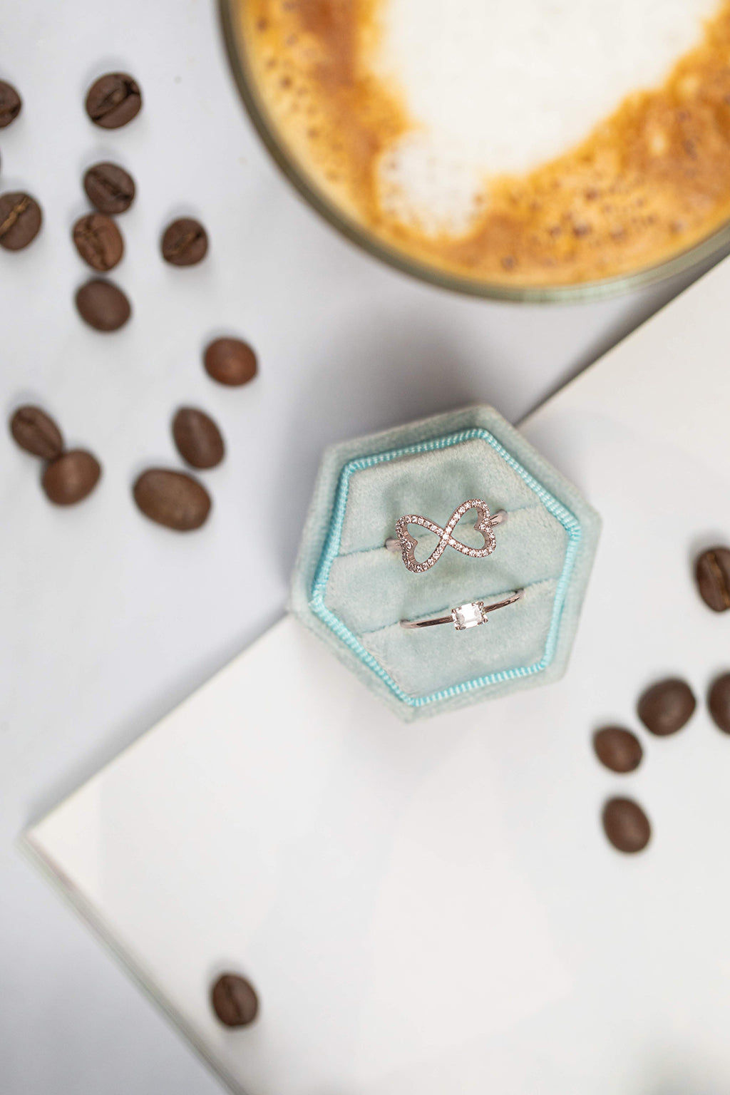 Infinity Heart Diamond Ring - Blakely No. 3