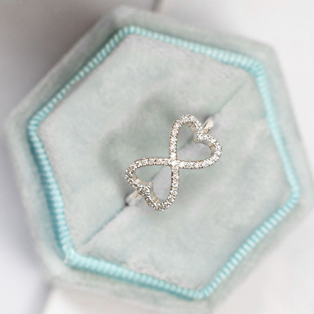 Infinity Heart Ruby Ring - Blakely No. 12